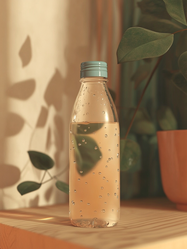 Peach Beverage Bottle