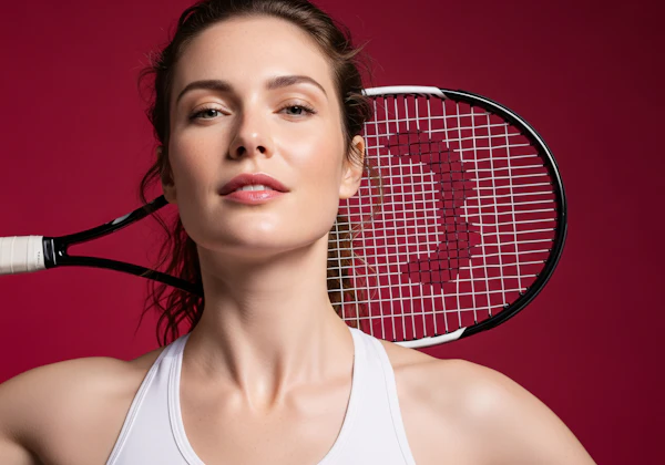 Confident Tennis Player