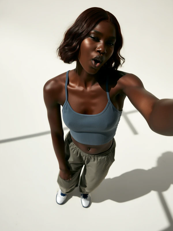 Dynamic Woman Portrait