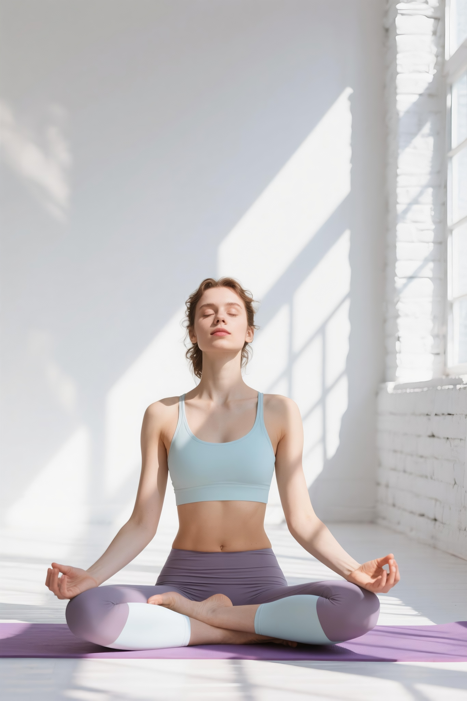 Woman Meditating in Yoga