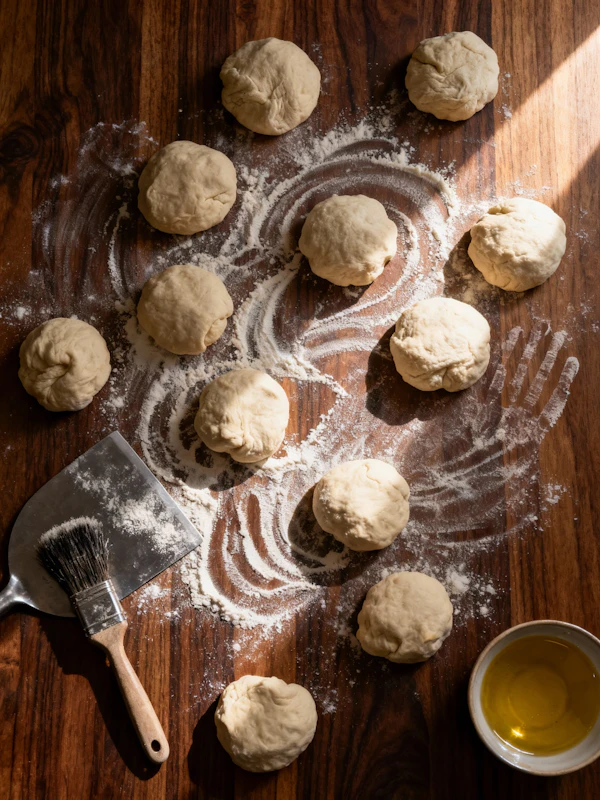 Rustic Baking Scene