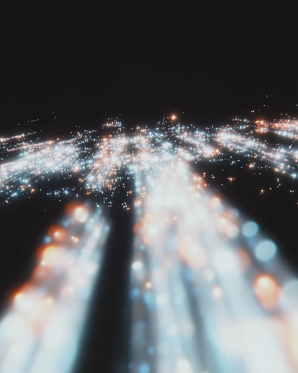 Futuristic Light Stream