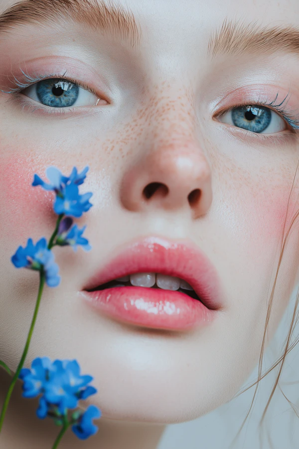 Freckled Portrait Beauty