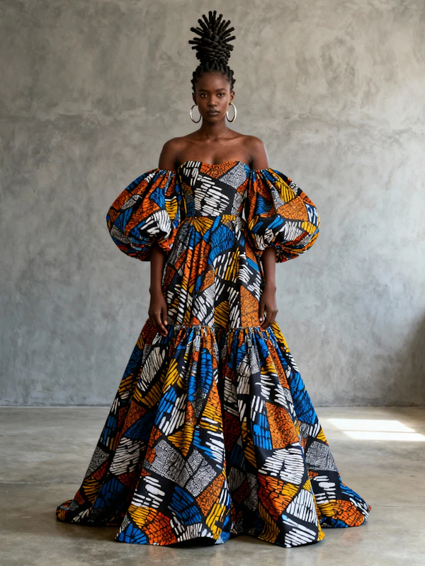 Vibrant Fashion Portrait