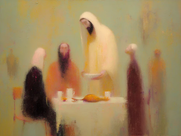 Abstract Meal Scene