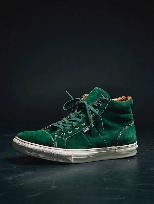 Green High-Top Sneaker