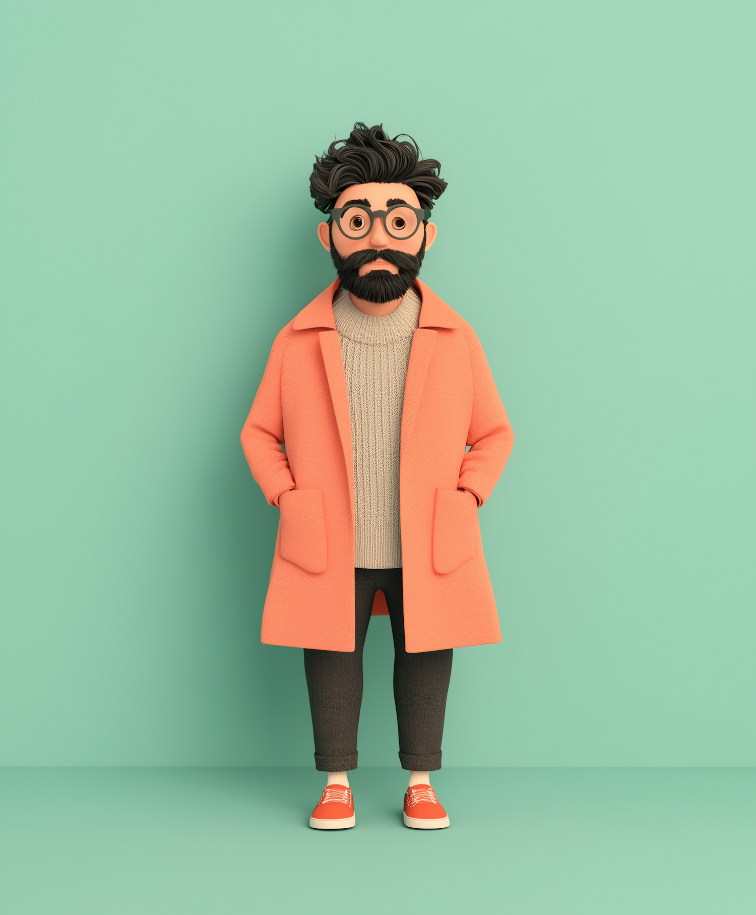 Stylized Male Character Illustration