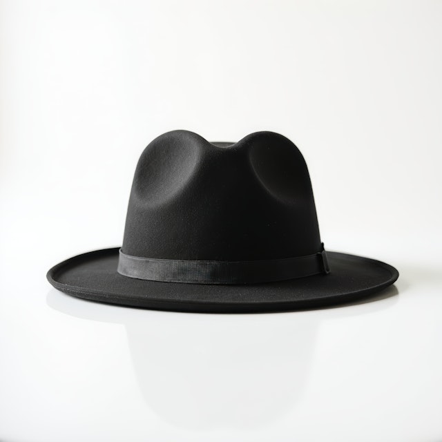 Classic Black Fedora Hat