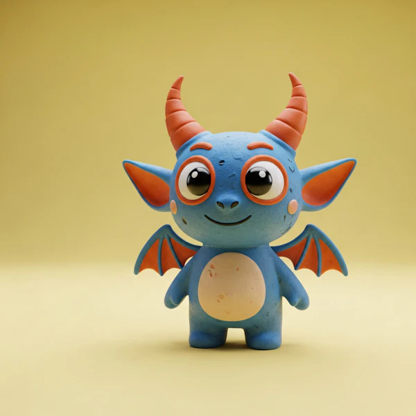 Cute Cartoon Dragon