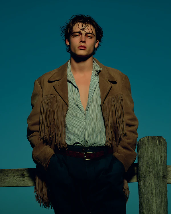 Man in Suede Jacket
