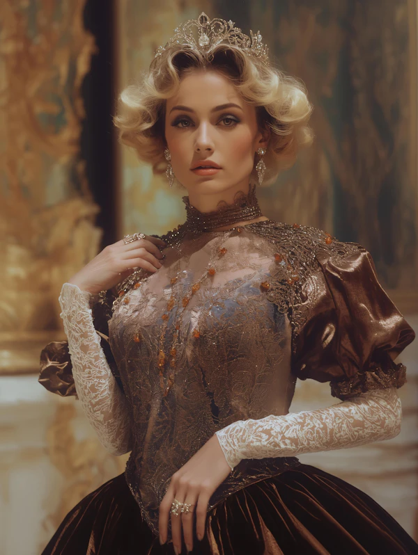 Regal Woman in Elegance