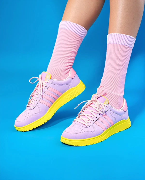 Colorful Sneakers Display