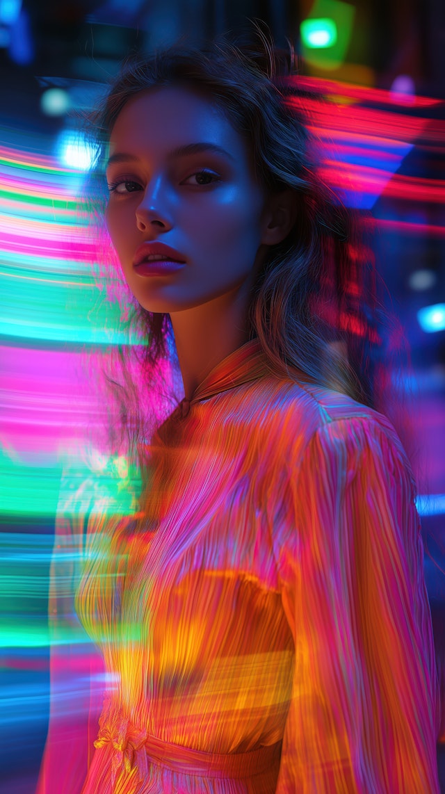 Neon Contemplation