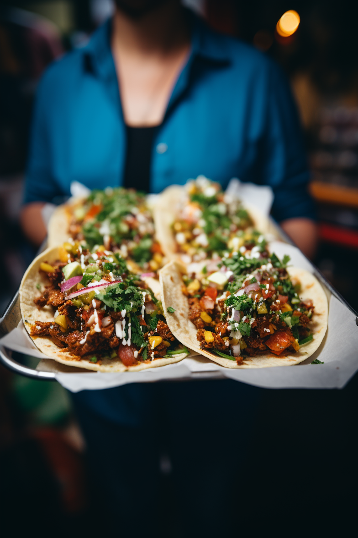 Vibrant Trio Taco Platter