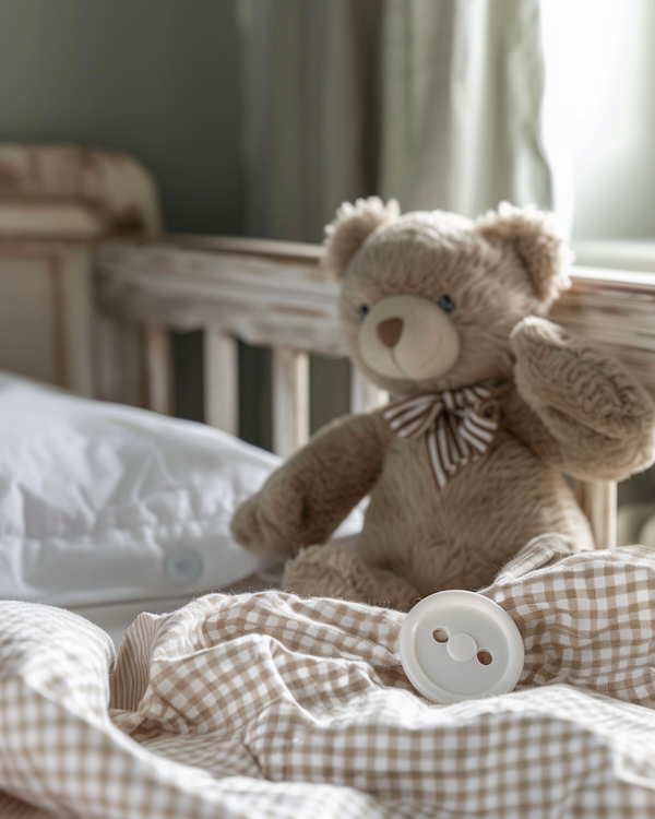 Cuddly Teddy in Nursery