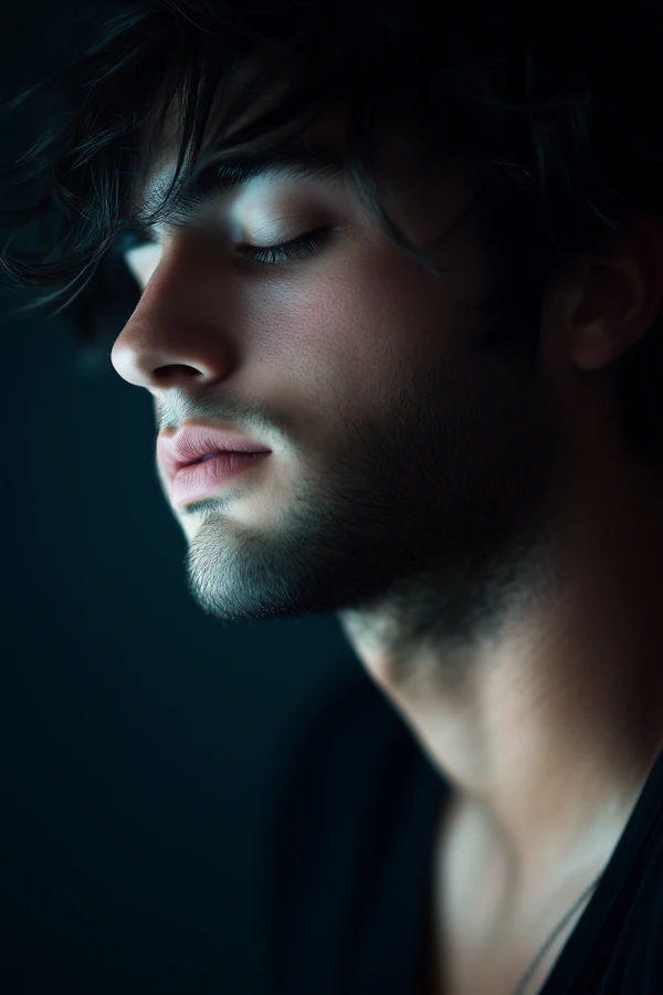 Serene Portrait of a Young Man