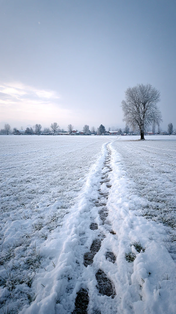 Winter Path Serenity