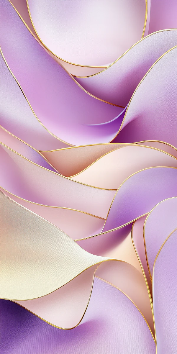 Abstract Pastel Ribbons