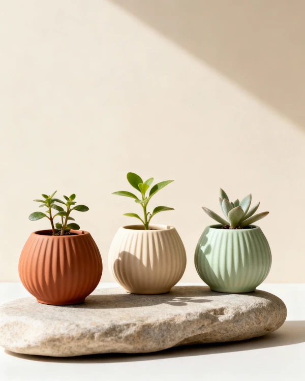 Succulent Trio Display