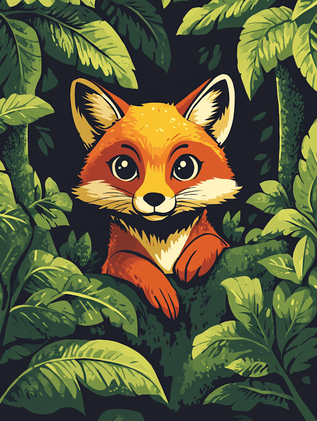 Fox in Foliage