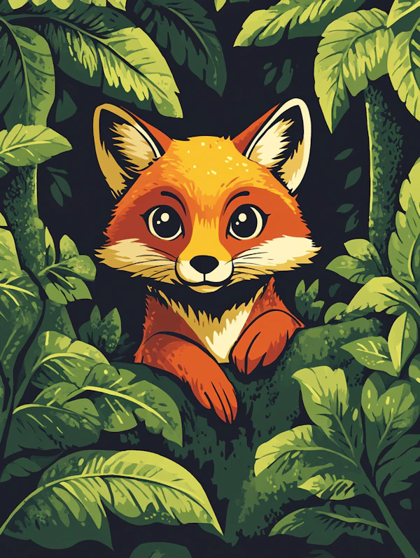 Fox in Foliage