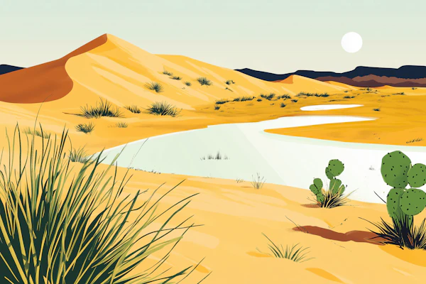 Serene Desert Daylight