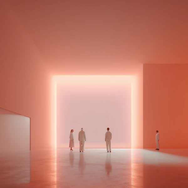 Surreal Reflective Scene