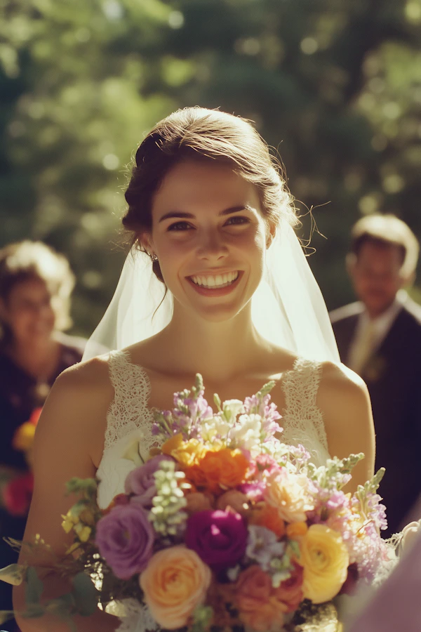 Bride with Bouquet