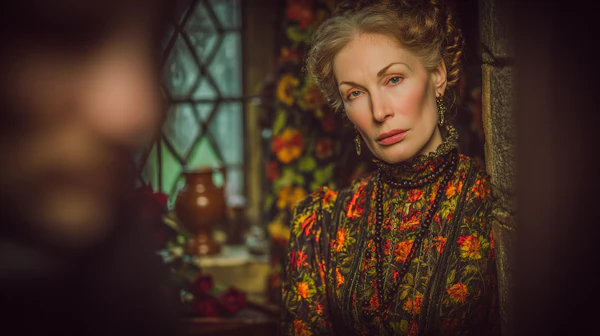 Vintage Elegance Portrait