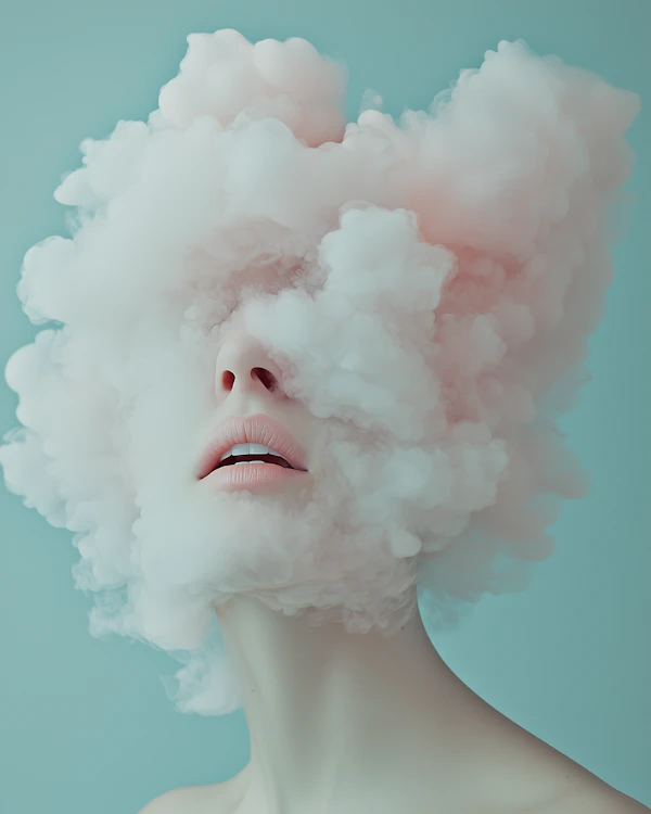 Surreal Smoke Portrait