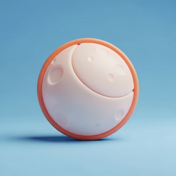Stylized Moon Sphere