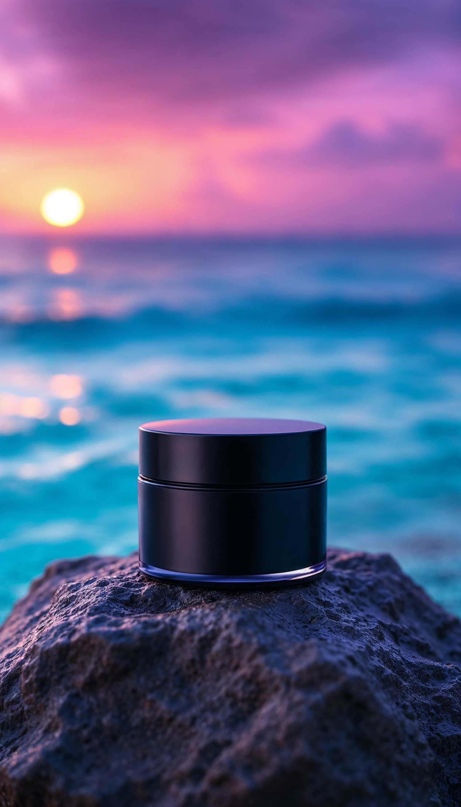 Sleek Container at Sunset