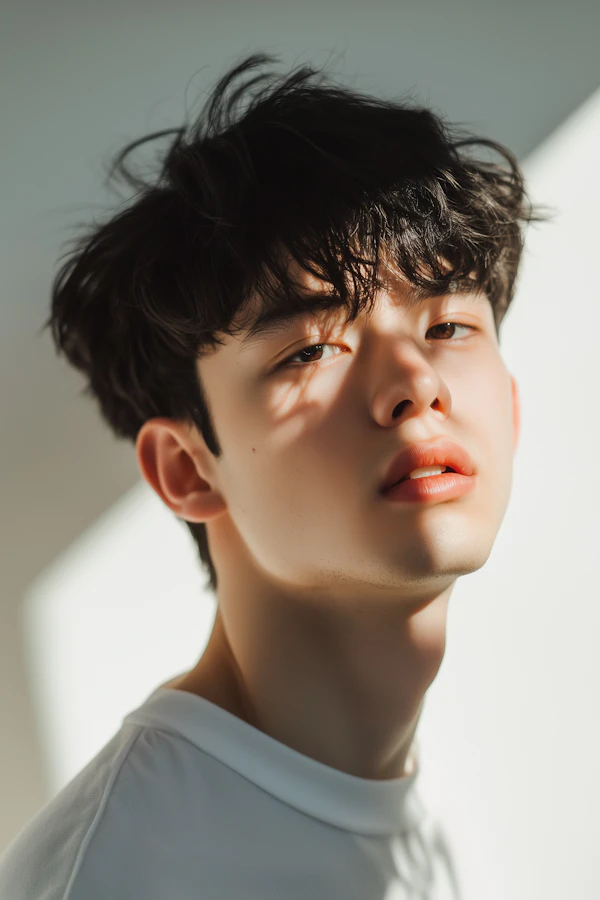 Introspective Portrait of a Young Man