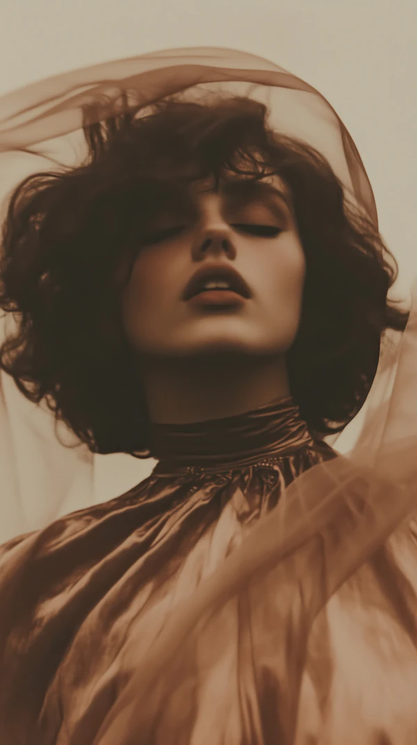 Serene Portrait Close-Up