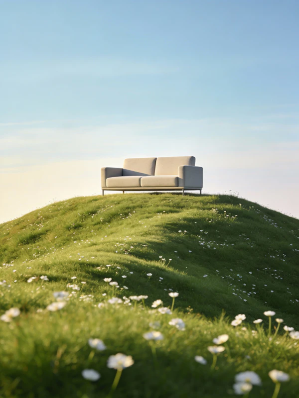 Sofa on Green Hill