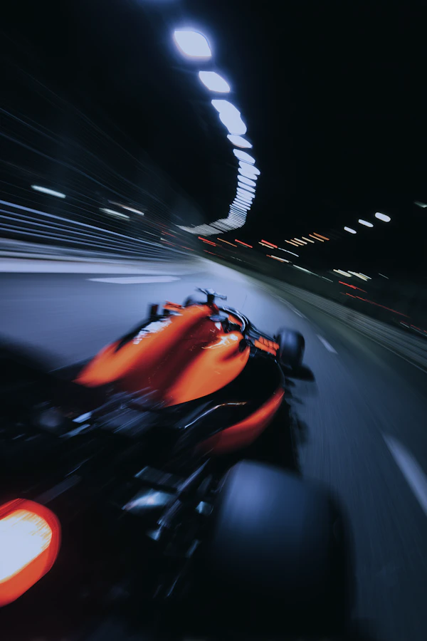 Nighttime F1 Racing