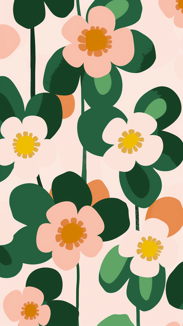 Modern Floral Illustration