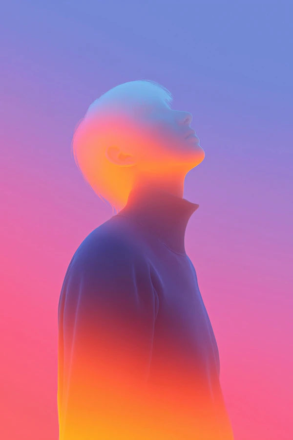 Ethereal Profile Portrait