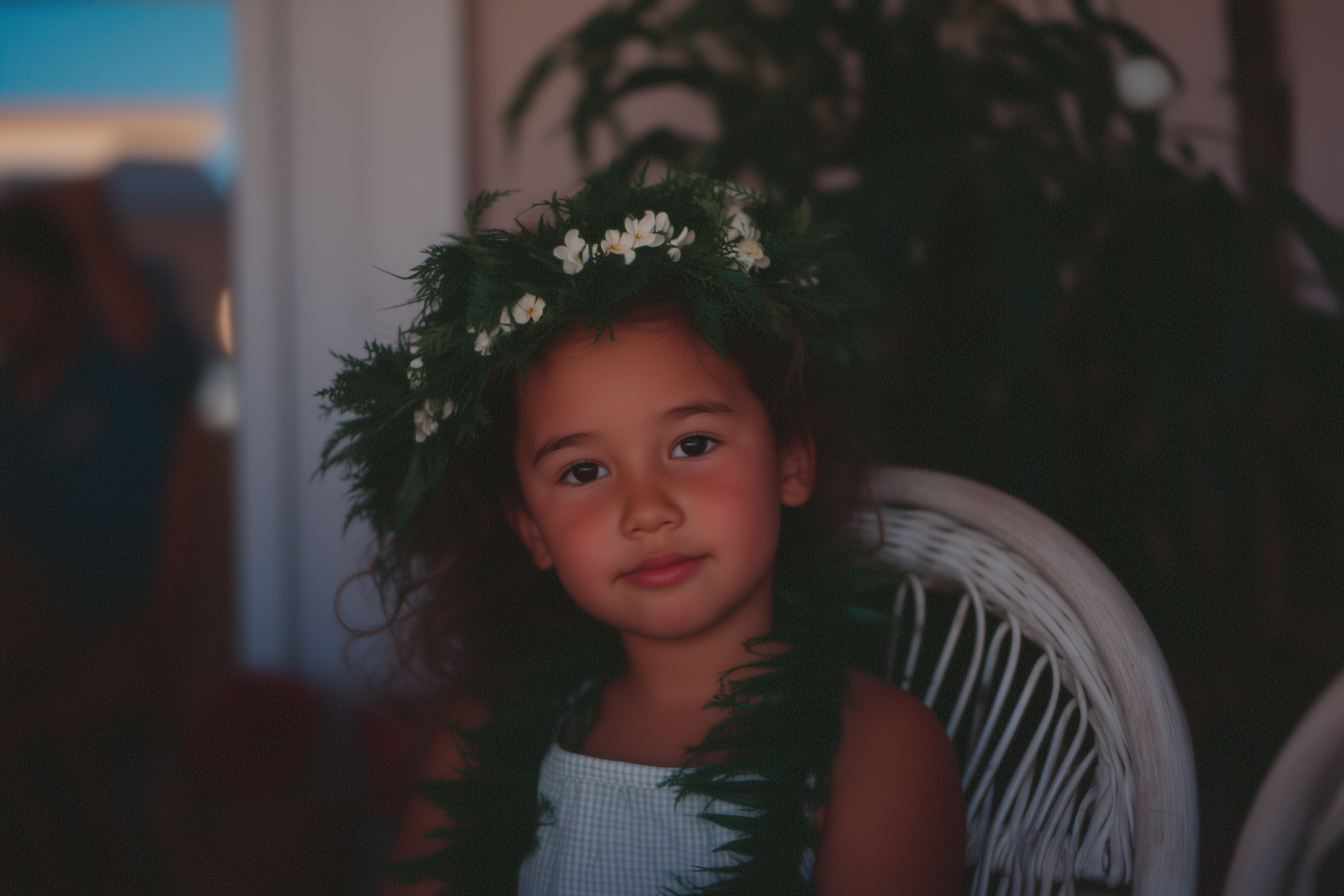 Girl with Floral Crown