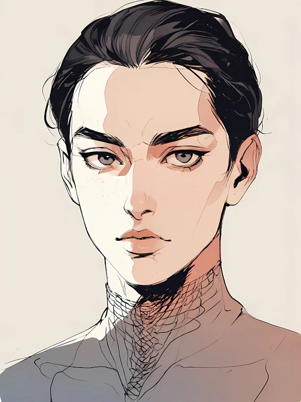 Detailed Human Illustration