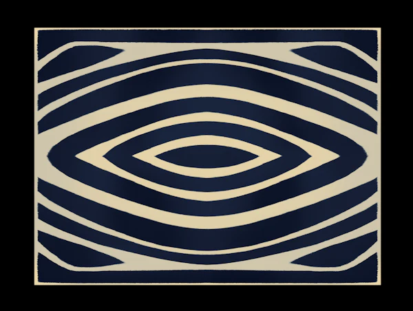 Abstract Oval Pattern