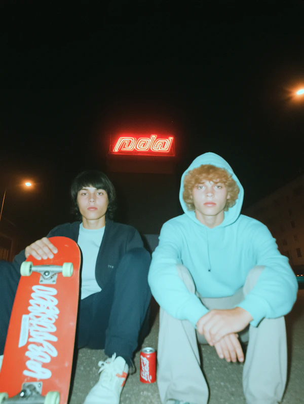 Night Skateboard Scene