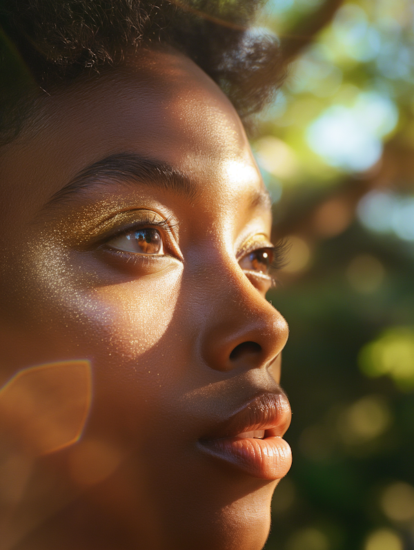 Serene Portrait in Sunlight