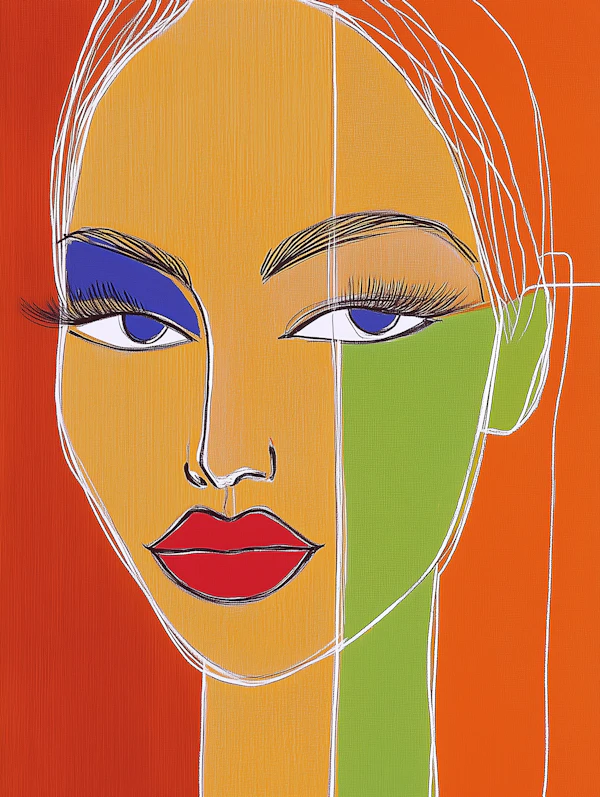 Vibrant Stylized Portrait