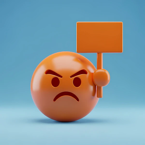 Angry Emoji Protest