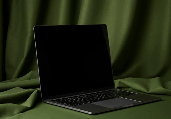 Minimalist Laptop Display