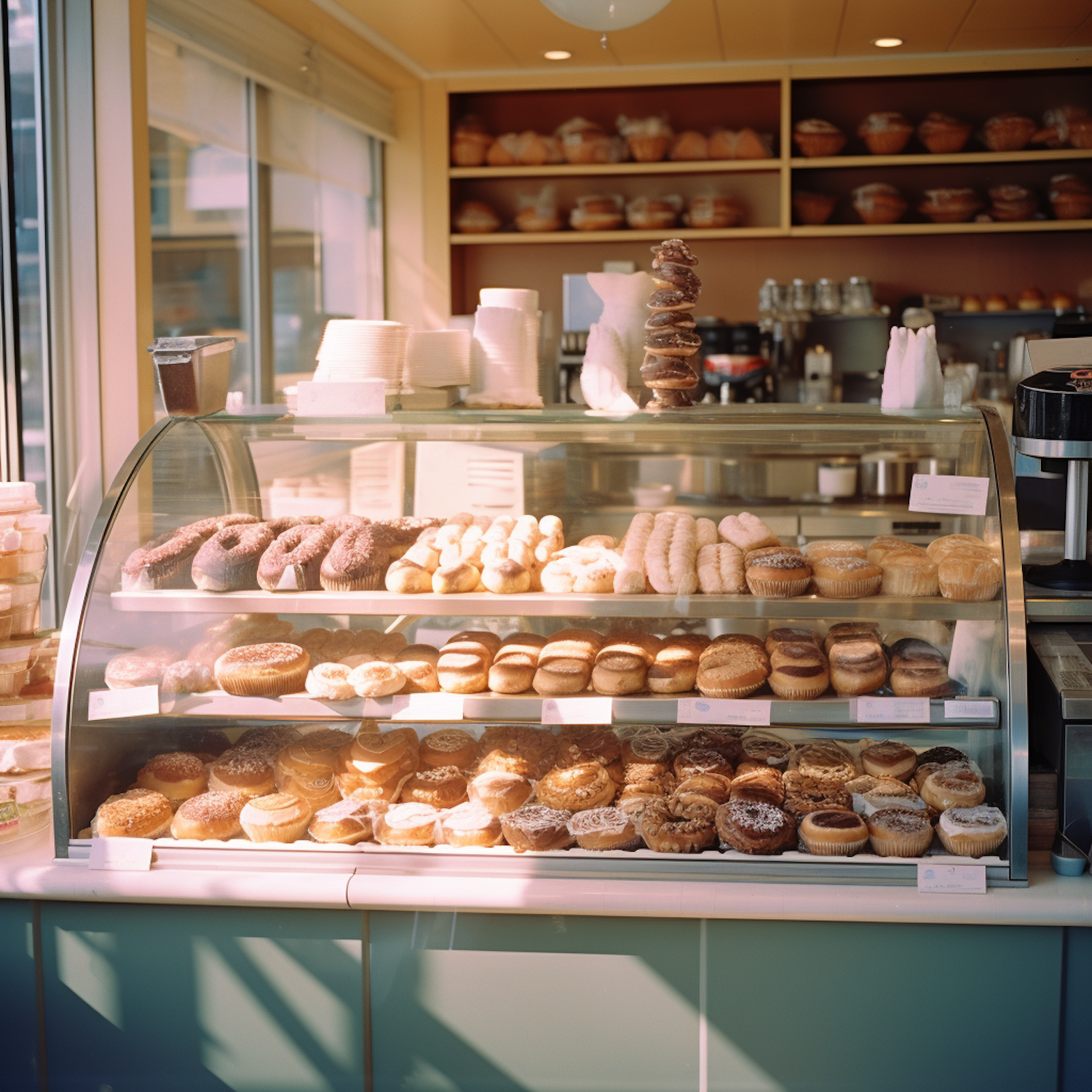 Cozy Morning Bakery Showcase