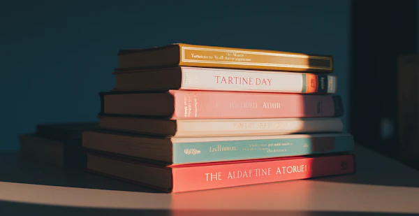 Stack of Colorful Books