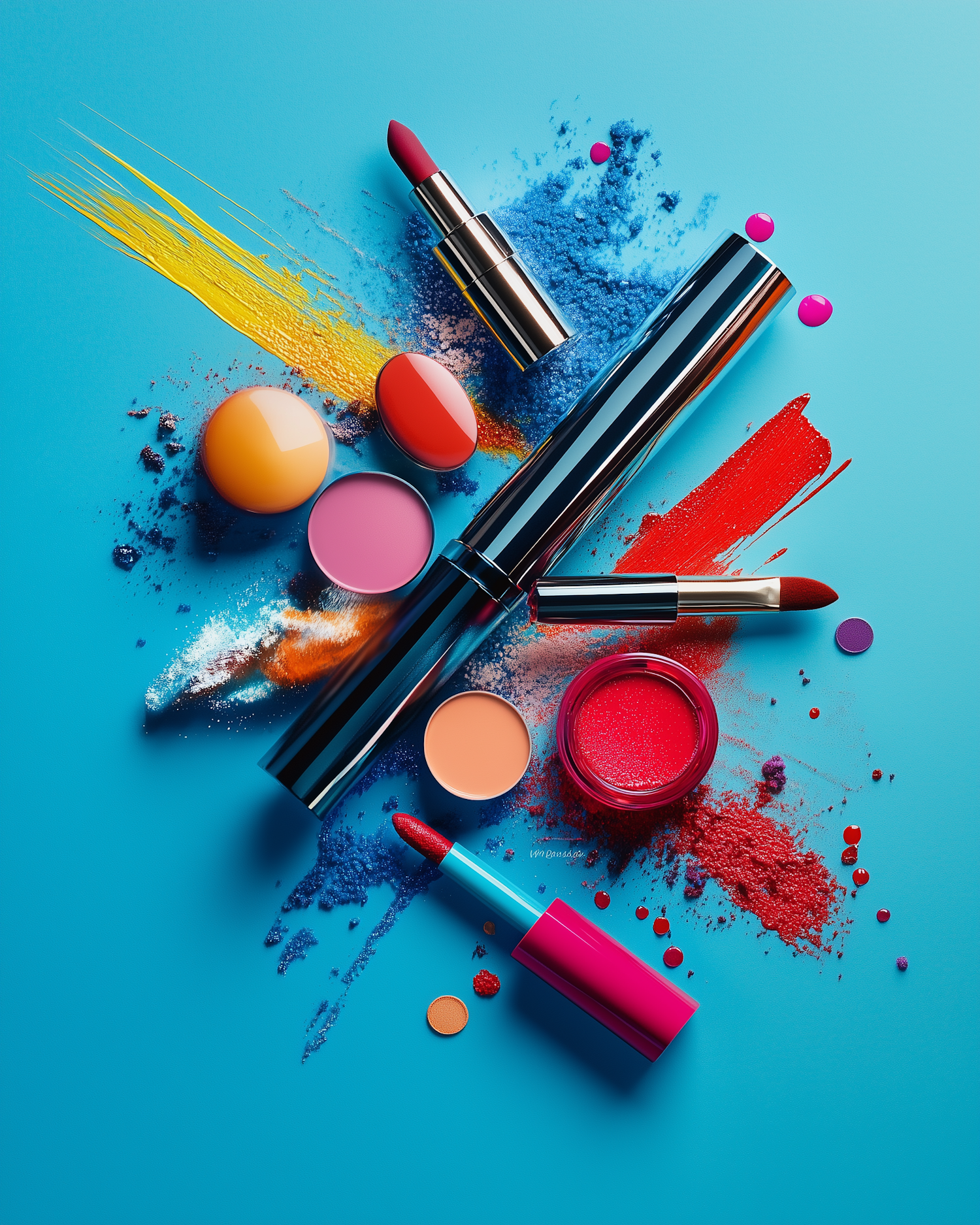 Vibrant Makeup Arrangement