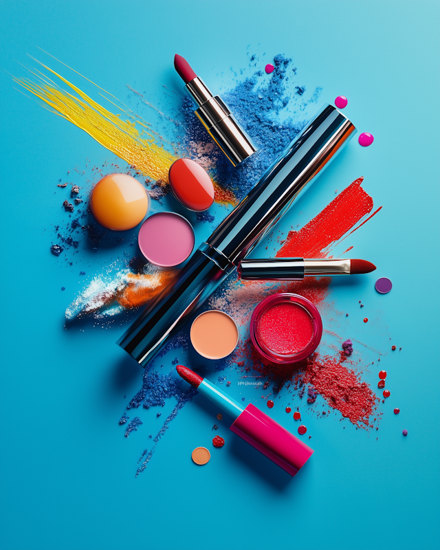 Vibrant Makeup Arrangement